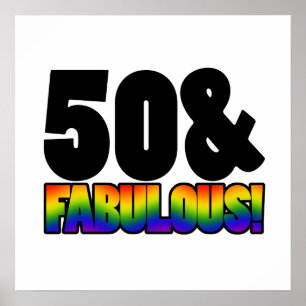 Affiche Fabuleux Gay 50e anniversaire