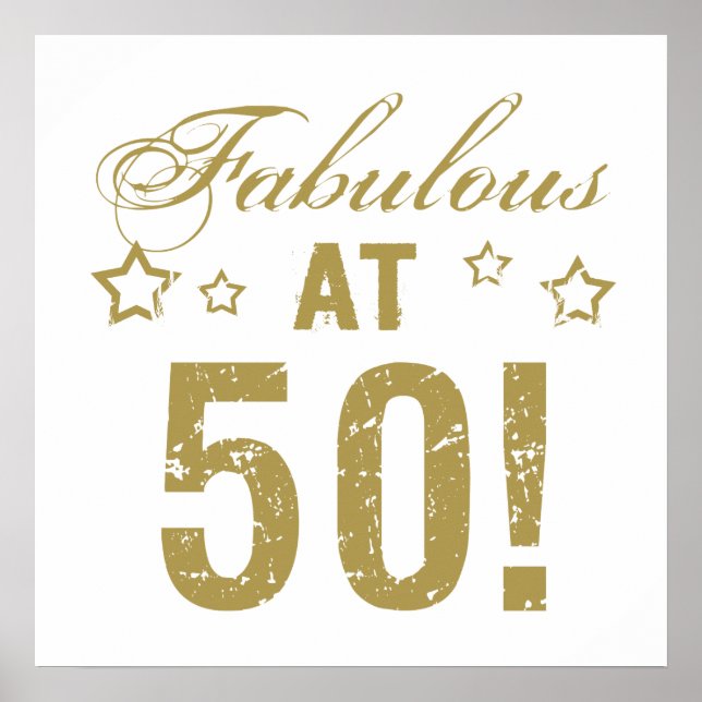 Affiche Fabulous 50th Birthday (Devant)