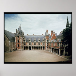 Affiche Façade de la Louis XII Wing, 1498-1503