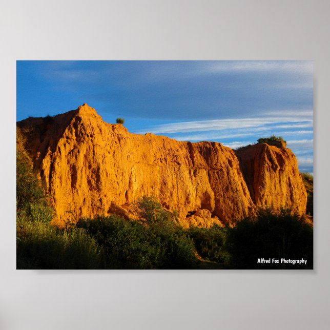Affiche Façade du canyon espagnol (Devant)
