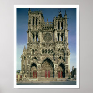 Affiche Façade occidentale, c.1220-70 (photo) (pour des