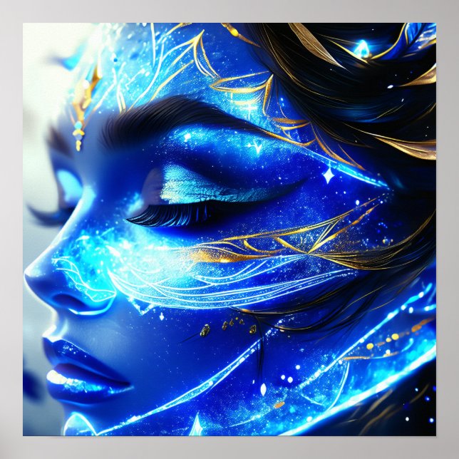 Affiche Face 2 des femmes bleues (Devant)