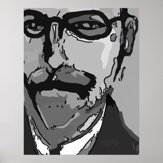 Affiche Face Abstraite (Devant)