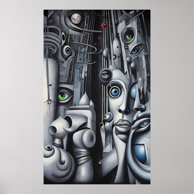 Affiche Face au monde du rêve (Devant)