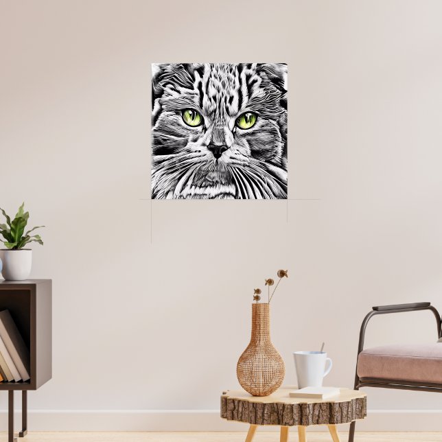 Affiche Face de chat (Salon 3)