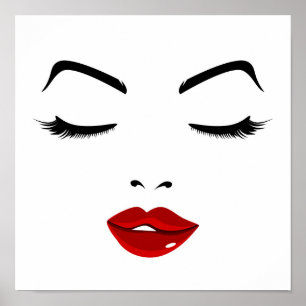 Affiche Face élégante