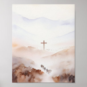 Affiche Face Jesus Art - Demeure chrétienne minimaliste dé