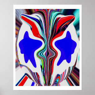 Affiche Face of an alien