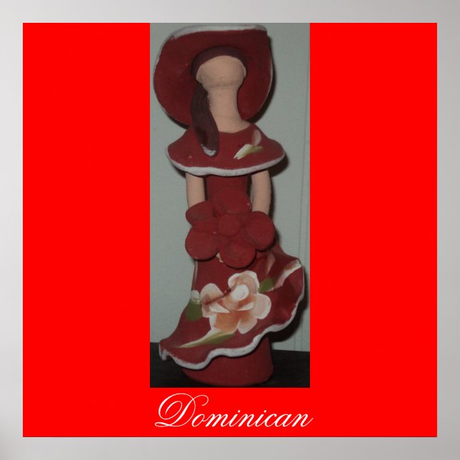 Affiche Faceless Dominican Ceramic Doll, Muneca sin Rostro (Devant)