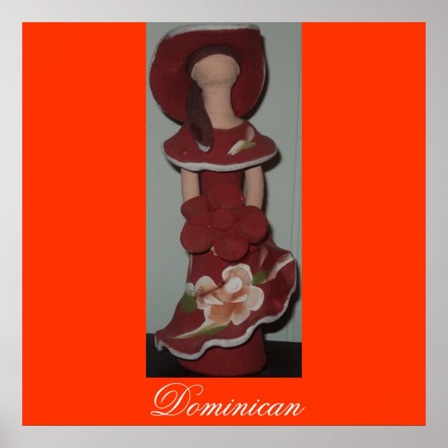 Affiche Faceless Dominican Ceramic Doll, Muneca sin Rostro (Devant)