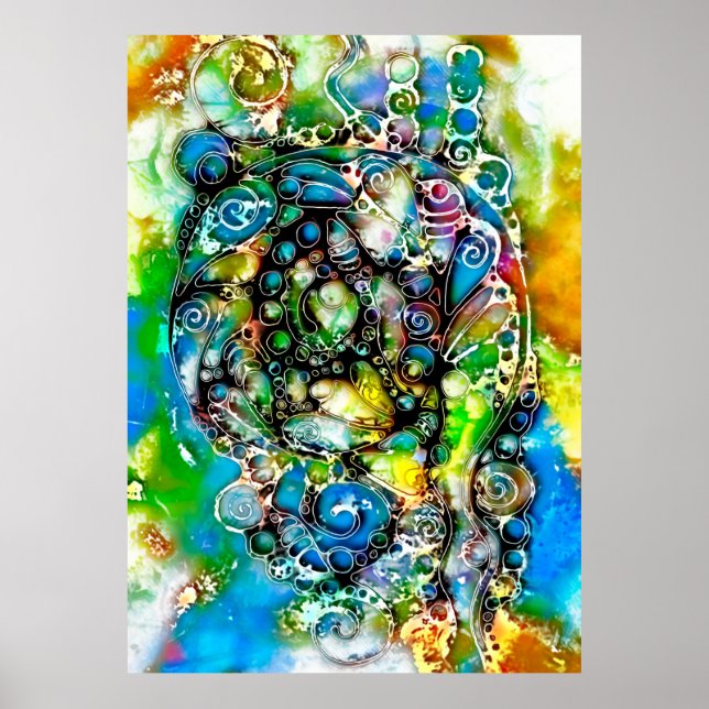 Affiche Façons De Vivre - Art Neurographique 7 (Devant)