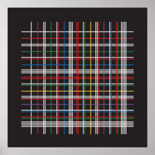 Affiche Facteurs principaux - Lattice de table de multipli