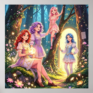 Affiche Fadas da floresta