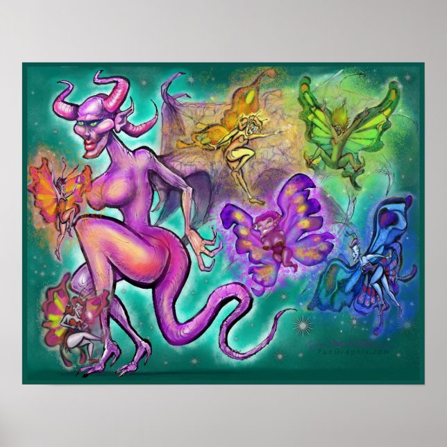 Affiche Fae obscur et Fae lumineux (Devant)