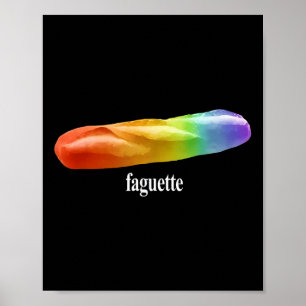 Affiche Faguette Hot Dog Drôle Pour Hommes Femmes