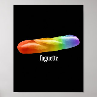 Affiche Faguette Hot Dog Drôle Pour Hommes Femmes