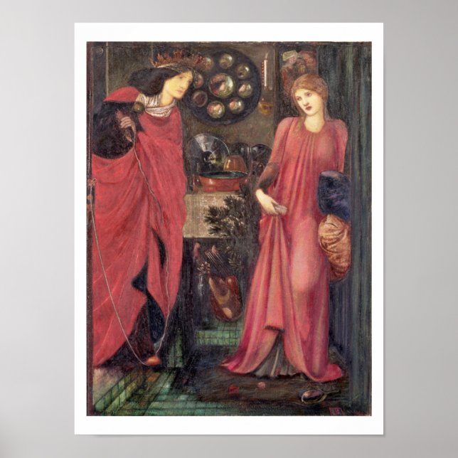 Affiche Fair Rosamund et Queen Eleanor (médias mixtes sur  (Devant)