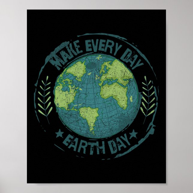 Affiche Faire chaque jour Jour des terres De l'environneme (Devant)