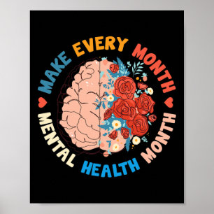 Affiche Faire chaque mois Mois de sensibilisation à la san