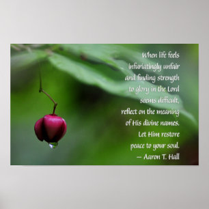 Affiche Faire Confiance au Seigneur Motivationnel