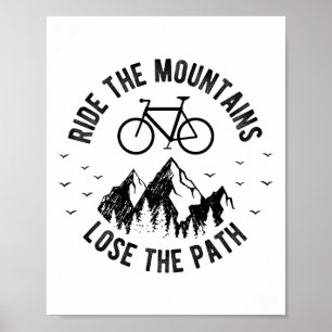Affiche Faire de la montagne Perdre le chemin Maillot de V