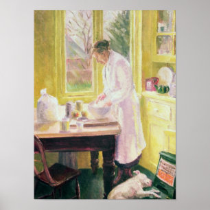 Affiche Faire de la tarte aux pommes