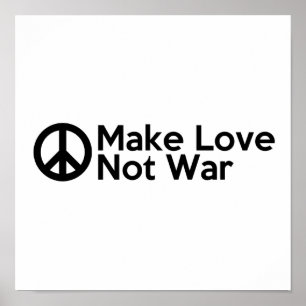 Affiche Faire de l'amour pas de la guerre