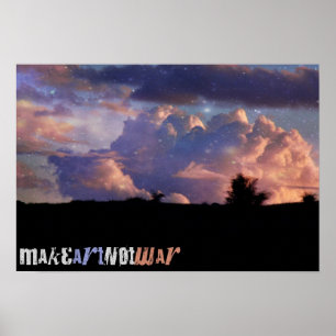 Affiche Faire de l'art pas de la guerre