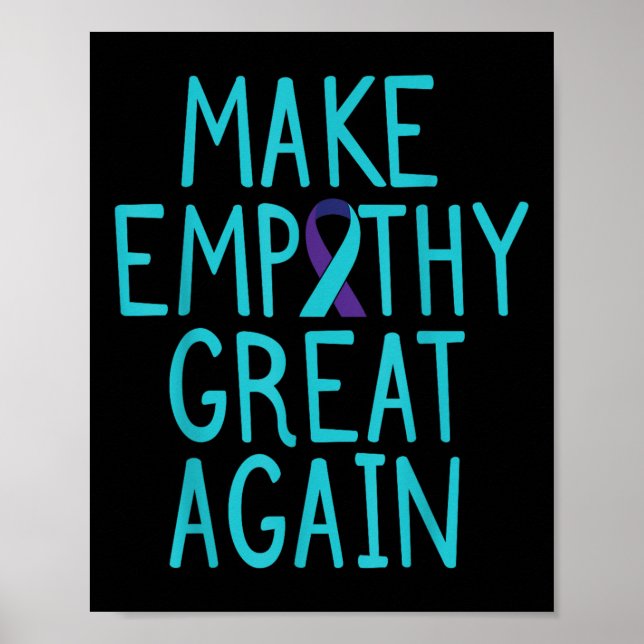Affiche Faire de l'empathie une grande sensibilisation au  (Devant)