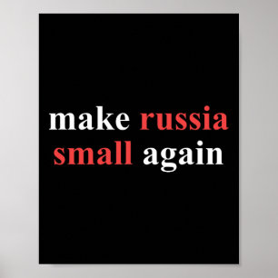 Affiche Faire de nouveau la Russie petite Déclaration poli