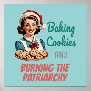 Affiche Faire des biscuits et brûler le patriarcat