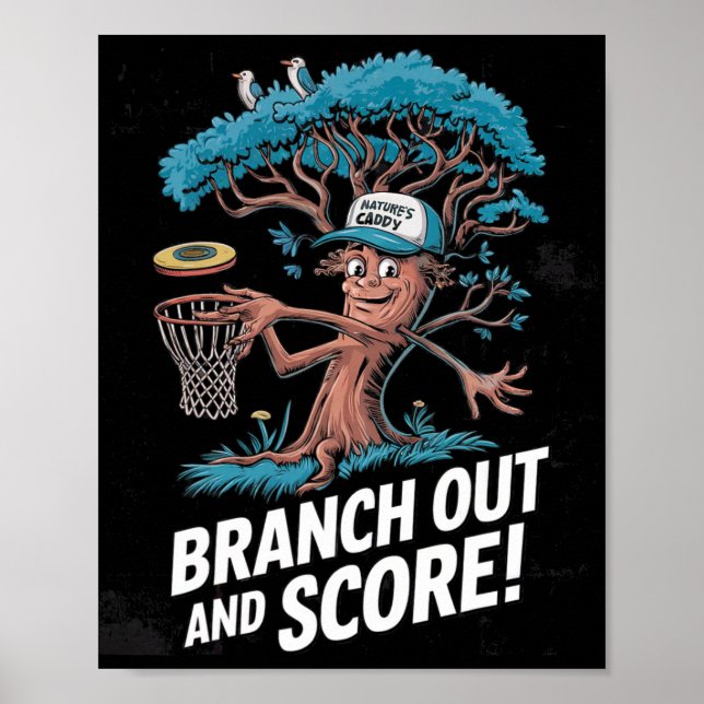 Affiche Faire des branches et marquer - Conception amusant (Devant)