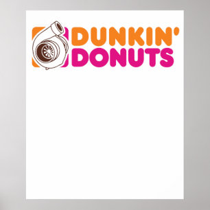Affiche Faire des Donuts - Amuseur de course et de dérive
