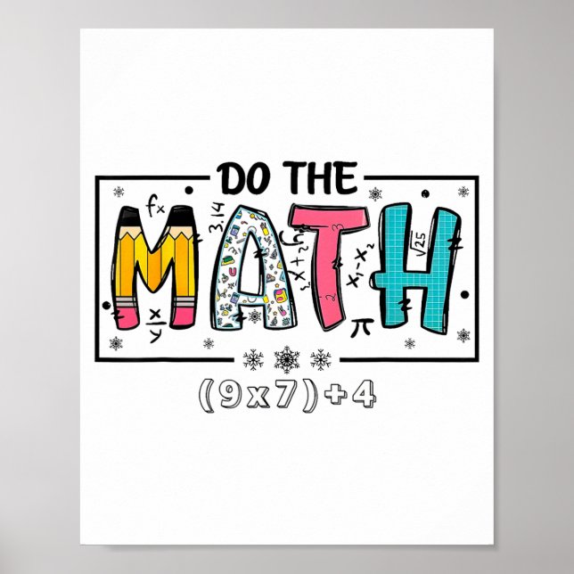 Affiche Faire des maths 67 Prof de maths Six (Devant)