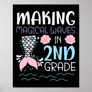 Affiche Faire des vagues magiques en sirène de 2e année 10