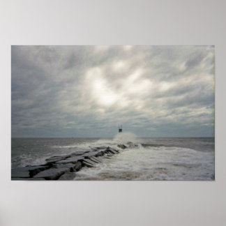 Affiche faire du surf