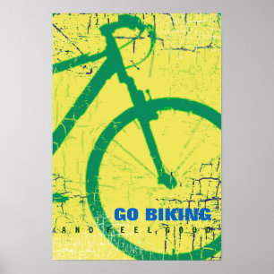 Affiche faire du vélo