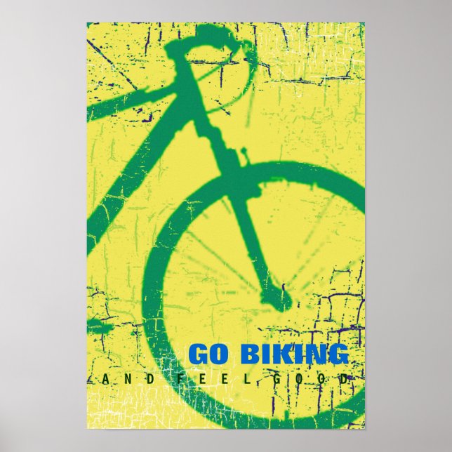 Affiche faire du vélo (Devant)