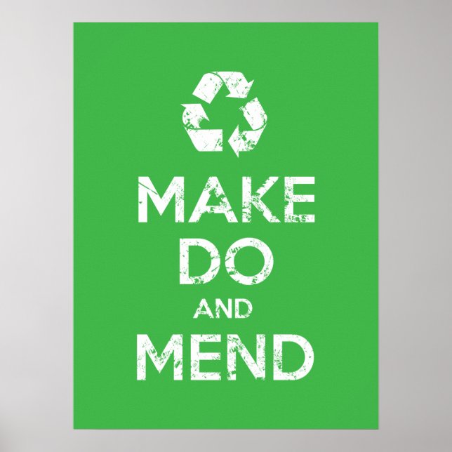 Affiche Faire et réparer (Devant)