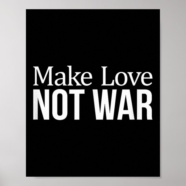 Affiche Faire l'amour - Pas la guerre -  (Devant)