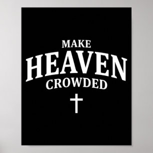 Affiche Faire le ciel bondé - Église de la foi chrétienne