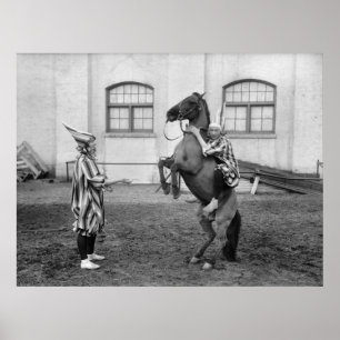 Affiche Faire le clown autour : 1915