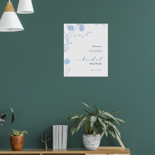 Affiche Faire-part de Fiançailles Fleur Sauvage Quelque Ch