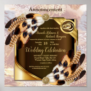 Affiche Faire-part de mariage Dream Catcher