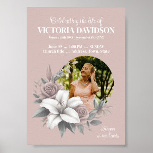 Affiche Faire-part funéraire numérique Instantané Téléchar