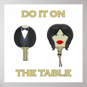 Affiche Faire Ping Pong Table