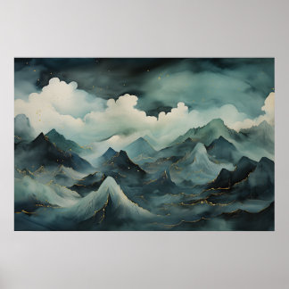 Affiche Faire place au brouillard, aux nuages et à la beau