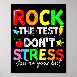 Affiche Faire rire au test drôle pour les professeurs élèv