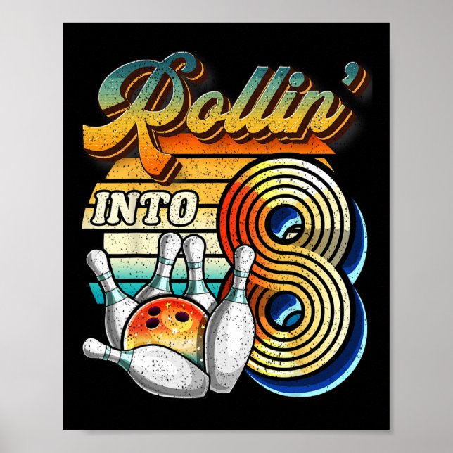 Affiche Faire son entrée dans un anniversaire de bowling p (Devant)