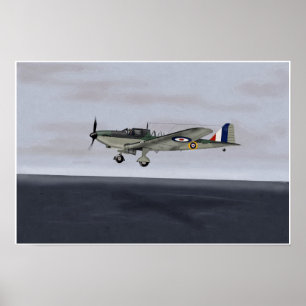 Affiche Fairey Fulmar Fighter 1940